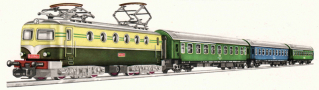 [Soupravy] → [S lokomotivou] → 1311: set elektrick lokomotivy E 499 a t rychlkovch voz