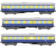 [Soupravy] → [Osobní] → 42135: set tří osobních vozů v barevném schematu „Leipziger S-Bahn“