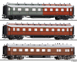 [Soupravy] → [Osobní] → 01085: set tří osobních vozů „Preußischer Schnellzug“ 1., 2. a 3. tř.