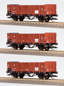 [Soupravy] → [Nákladní] → 6900: set tří otevřených nákladních vozů „Wismut III”