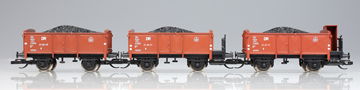 [Soupravy] → [Nákladní] → 65190: set tří otevřených vozů s nákladem uhlí