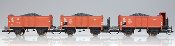 [Soupravy] → [Nákladní] → 65191: set tří otevřených vozů s nákladem uhlí