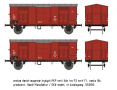 [Soupravy] → [Nákladní] → 553180: set dvou krytých nákladních vozů