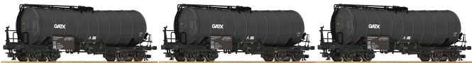 [Soupravy] → [Nákladní] → 37617: set tří cisternových vozů „GATX“