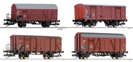 [Soupravy] → [Nákladní] → 501606: set 12 nákladních krytých vozů „Display gedeckte Güterwagen“
