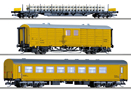 [Soupravy] → [Nákladní] → 01729 E: set tří vozů do pracovního vlaku „25 Jahre MATTRA/PILZ“