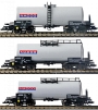 [Soupravy] → [Nákladní] → 0113355: set tří šedých cisternových vozů „NACCO“