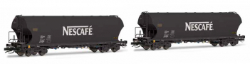[Soupravy] → [Nákladní] → HN9750: set dvou nákladních samovýsypných vozů na přepravu obilí „NESCAFÉ”