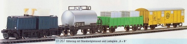[Program ″Start″] → [Soupravy] → 01267: set dieselové lokomotivy T334 a tří nákladních vozů