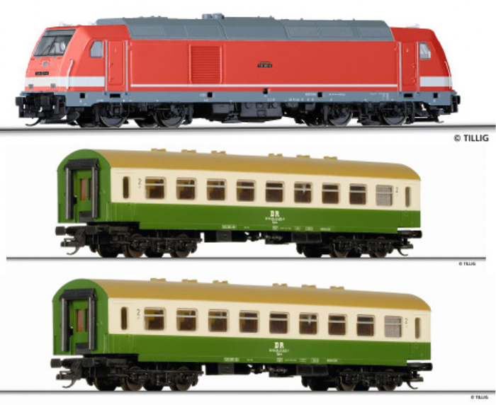 [Program ″Start″] → [Soupravy] → 01436: set dieselové lokomotivy BR 285 a dvou osobních rekonstruovaných vozů