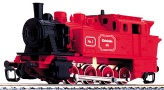 [Program „Start“] → [Lokomotivy] → 02229: parní lokomotiva červená, černá dýmnice, zjednodušený rozvod