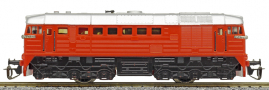 [Program „Start“] → [Lokomotivy] → : dieselov lokomotiva erven v barv plastu, stbrn stecha a ern imitace pojezdu