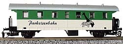 [Program „Start“] → [Osobní vozy] → 13205: zelený-bílý s šedou střechou ″Parkeisenbahn″