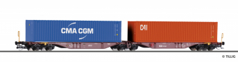 [Tillig novinky 2026] &rarr;&nbsp;[Tillig novinky 2026]&nbsp;&rarr;&nbsp;18080: Containertragwagen Sggmrss 578.0 der �D Cargo, Ep. VI