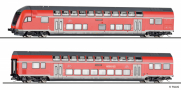[Tillig novinky 2026] &rarr;&nbsp;[Tillig novinky 2026]&nbsp;&rarr;&nbsp;01131: Reisezugwagenset �DB Regio� der DB AG, bestehend aus einem Steuerwagen 1./2. Klasse DABpbzfa 767 und