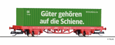 [Tillig novinky 2026] &rarr;&nbsp;[Tillig novinky 2026]&nbsp;&rarr;&nbsp;17487: START-Containertragwagen Lgs der DB AG, beladen mit einem 40� Container, Ep. VI